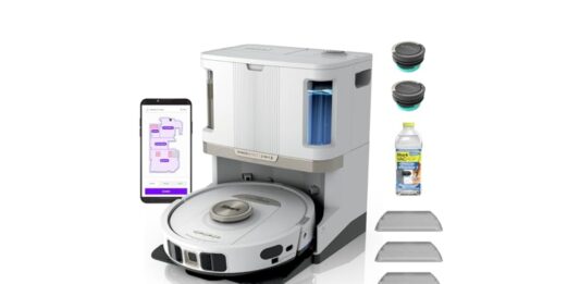 5 mẫu robot hút bụi chất lượng cao cấp với các tính năng tiện lợi đáng mua cho gia đình Robot hút bụi Shark PowerDetect NeverTouch Pro (Ảnh: Internet)