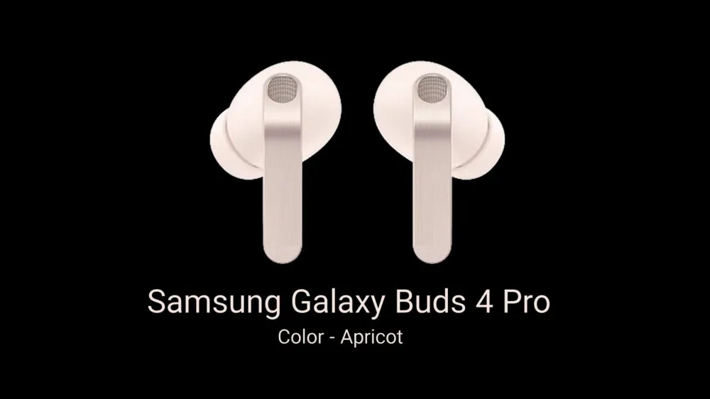 Tai nghe Galaxy Buds 4 Pro màu mơ của Samsung (Ảnh: Internet)