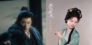 Tạo hình của Đàn Kiện Thứ và Lư Dục Hiểu phim “Sao Không Cùng Thuyền Sang Sông”