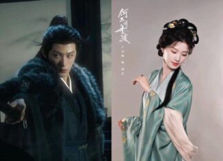 Tạo hình của Đàn Kiện Thứ và Lư Dục Hiểu phim “Sao Không Cùng Thuyền Sang Sông”