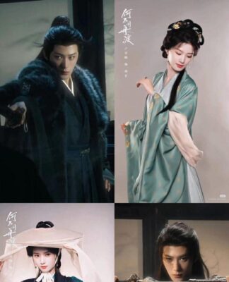 Tạo hình của Đàn Kiện Thứ và Lư Dục Hiểu phim “Sao Không Cùng Thuyền Sang Sông”