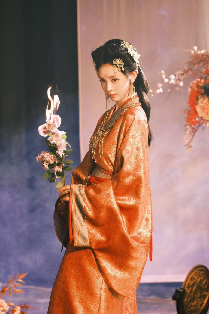 Điền Hi Vi trong Vai . Nguồn: Youku