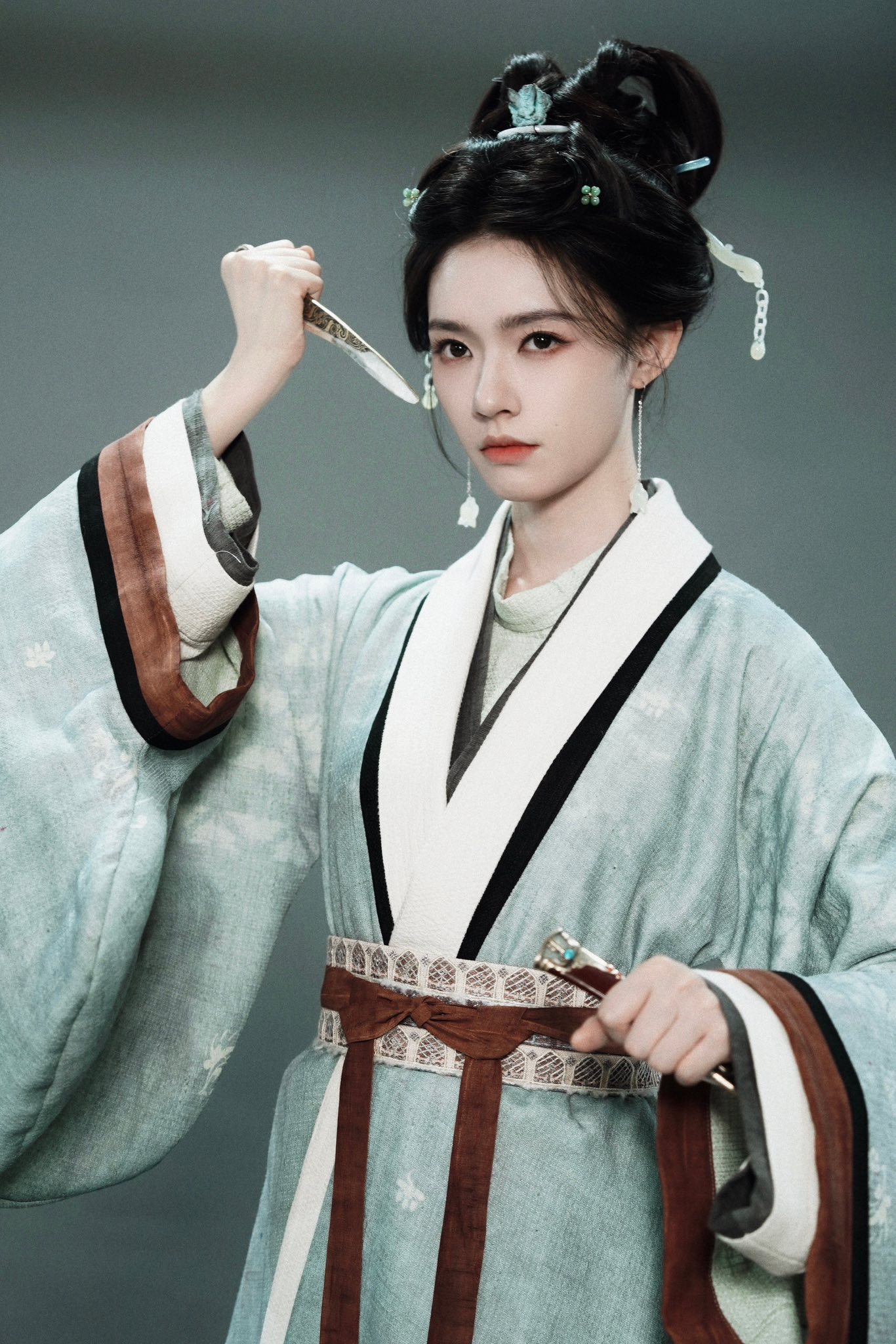 Tạo hình của Lâm Duẫn là những gam màu nhẹ. Nguồn: Tencent