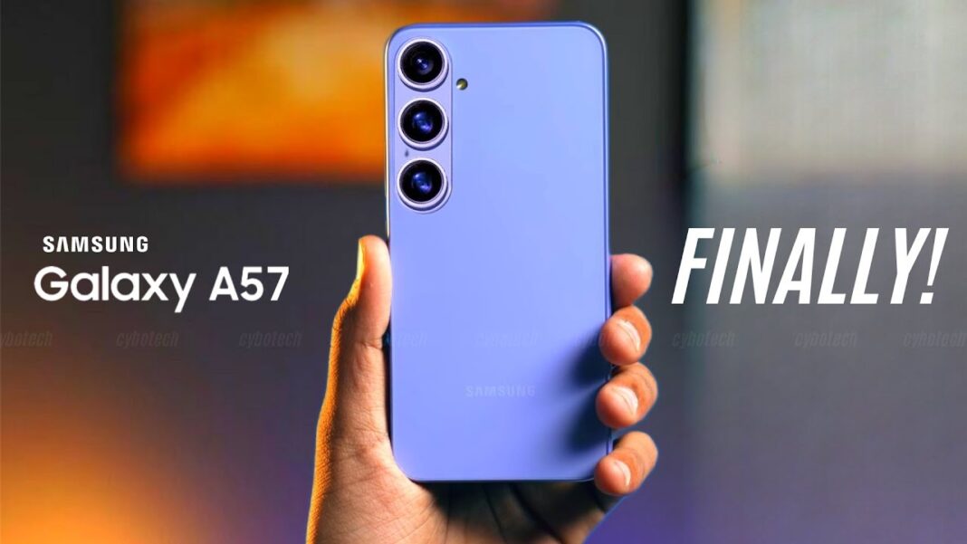 Hình ảnh dự đoán điện thoại Galaxy A57 sắp ra mắt (Ảnh: Internet)