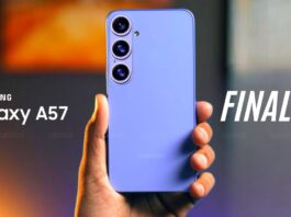 Hình ảnh dự đoán điện thoại Galaxy A57 sắp ra mắt (Ảnh: Internet)