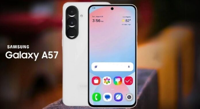 Hình ảnh dự đoán điện thoại Galaxy A57 sắp ra mắt (Ảnh: Internet)