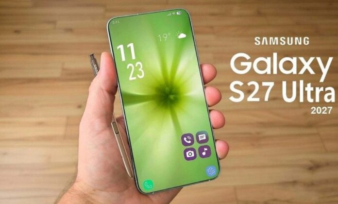 Hình ảnh dự đoán điện thoại Galaxy S27 Ultra của Samsung (Ảnh: Internet)