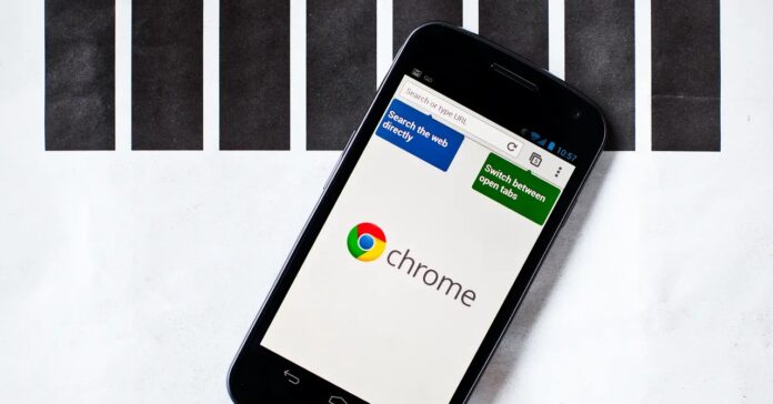Trình duyệt Chrome trên Android (Ảnh: Internet)