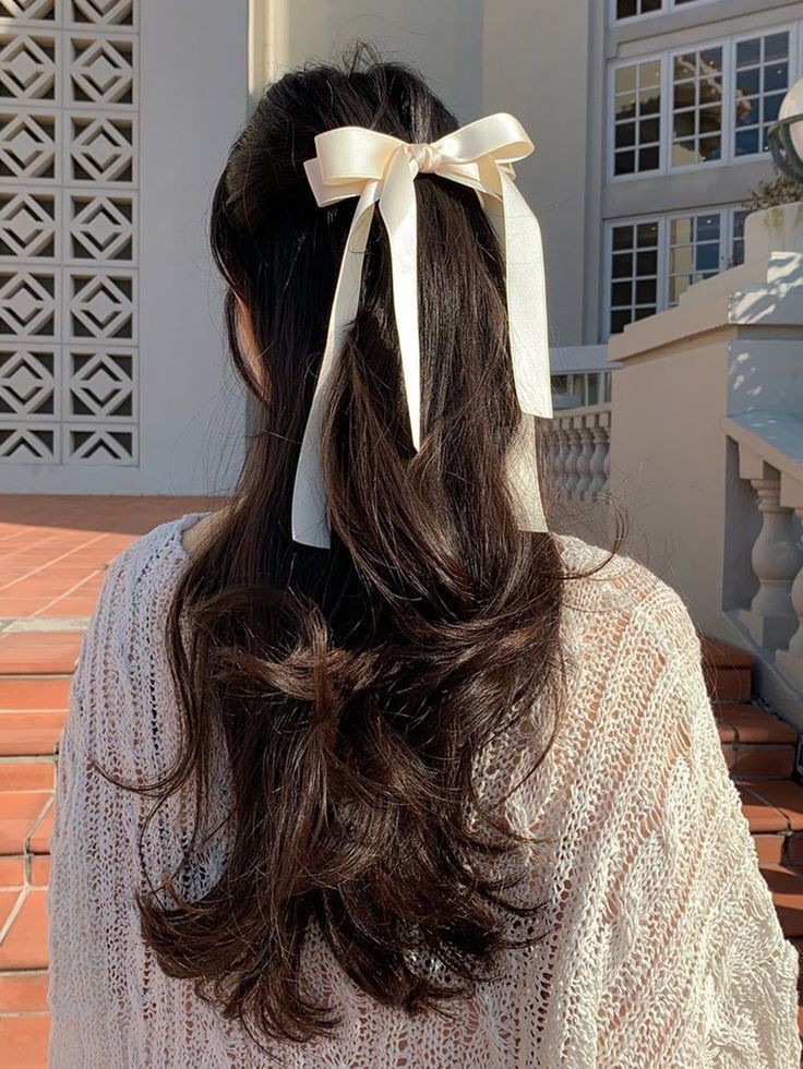 Tóc tỉa layer buộc nửa đầu