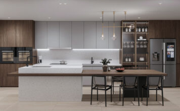 Thêm điểm nhấn tối và yếu tố tự nhiên