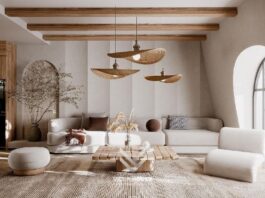 5 điều giúp phòng khách ấm cúng hơn Nội thất thấp và mềm mại Đồ nội thất sát sàn khiến trọng tâm thị giác gần mặt đất hơn, từ đó giúp không gian trở nên ấm áp hơn ngay cả khi trần nhà cao