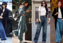 Không chỉ thoải mái, quần jeans ống rộng còn ghi điểm nhờ khả năng tôn dáng đáng kinh ngạc
