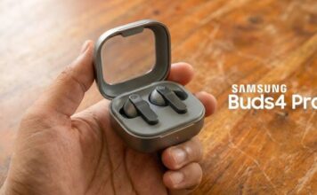 Samsung xác nhận dòng tai nghe Galaxy Buds 4 sẽ ra mắt cùng lúc với dòng điện thoại Galaxy S26 Hình ảnh dự đoán tai nghe Galaxy Buds 4 Pro của Samsung (Ảnh: Internet)