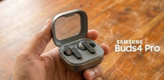Hình ảnh dự đoán tai nghe Galaxy Buds 4 Pro của Samsung (Ảnh: Internet)