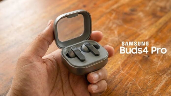 Hình ảnh dự đoán tai nghe Galaxy Buds 4 Pro của Samsung (Ảnh: Internet) Hình ảnh dự đoán tai nghe Galaxy Buds 4 Pro của Samsung (Ảnh: Internet)