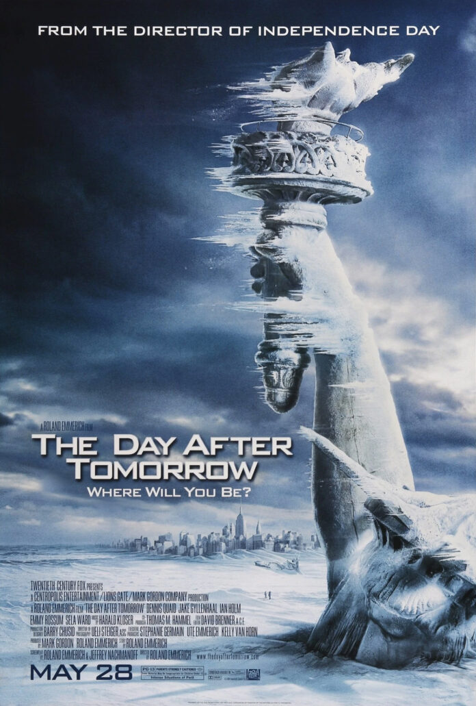 Phim The day after tomorrow. Nguồn: Internet
