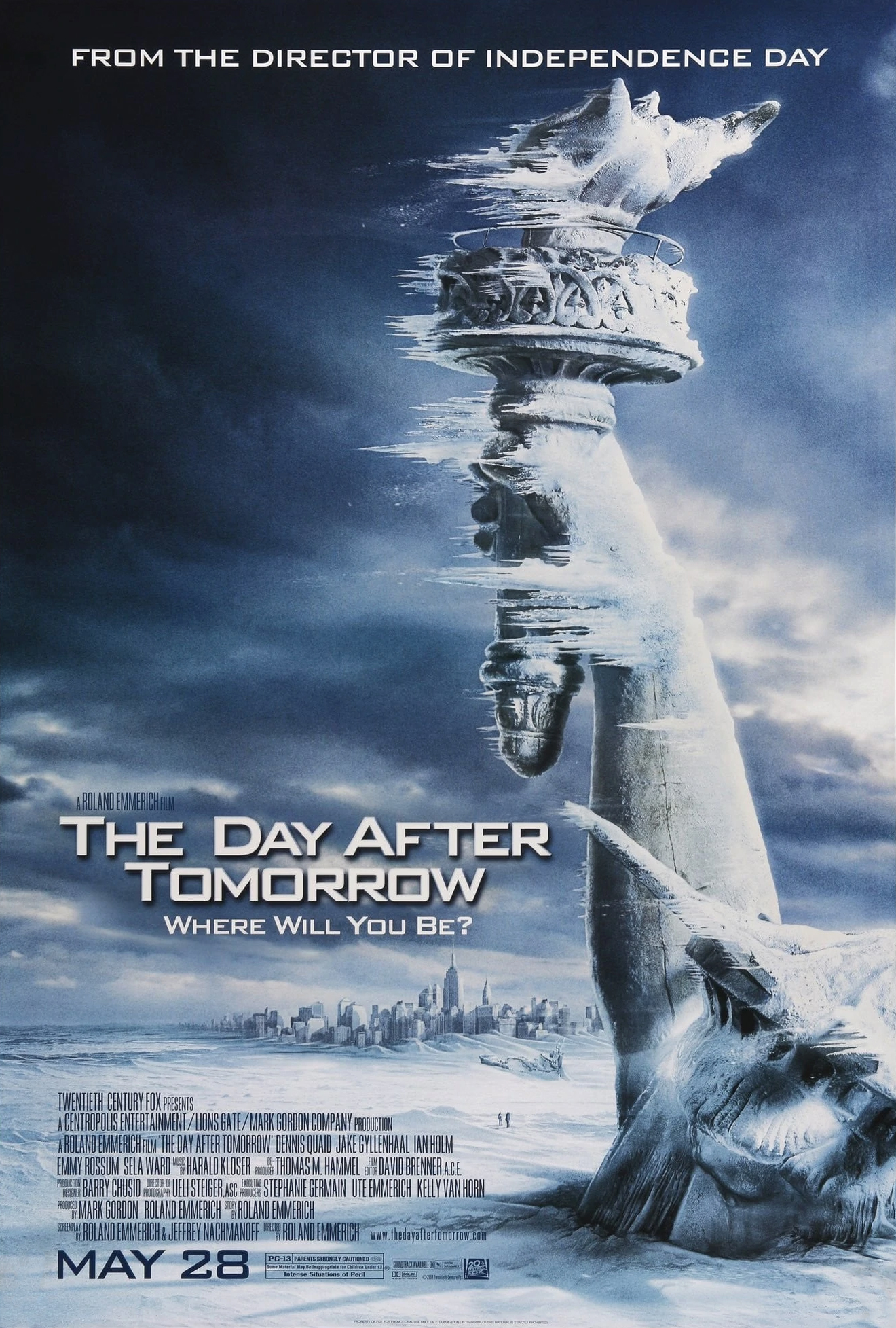 Phim The day after tomorrow. Nguồn: Internet