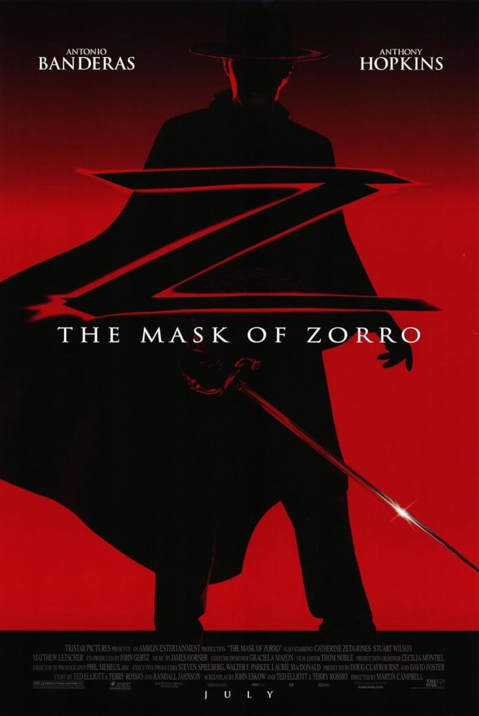 Phim The Mask of Zorro. Nguồn: Internet