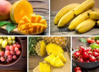 Trái cây có hàm lượng đường tự nhiên cao