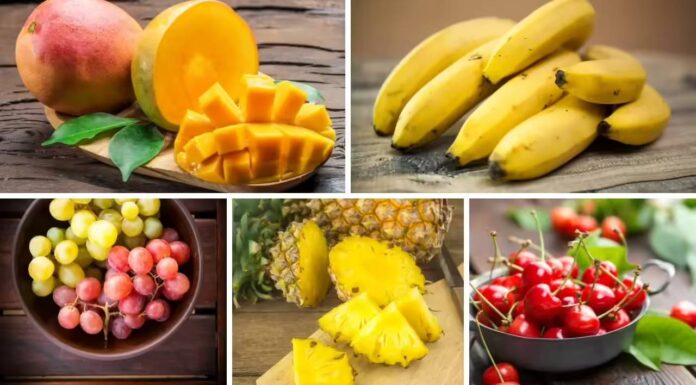 Trái cây có hàm lượng đường tự nhiên cao