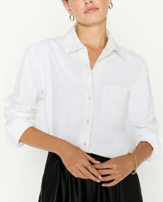 10 item không thể thiếu cho tủ quần áo tối giản nhưng vẫn thời trang và sành điệu Áo sơ mi trắng cổ điển