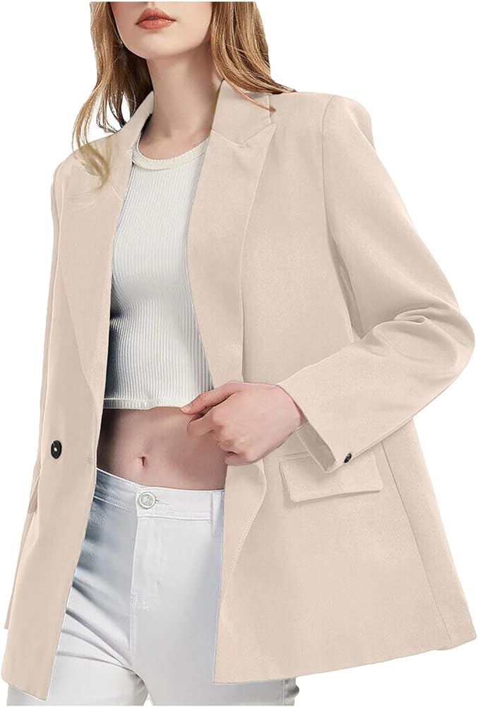 Áo blazer màu trung tính