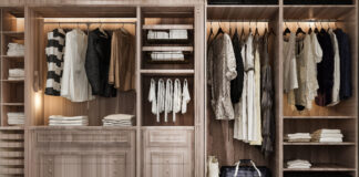 tủ đồ tối giản