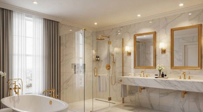 5 xu hướng phòng tắm 2026: Năm 2026, ánh sáng không chỉ để soi mà còn để tạo điểm nhấn