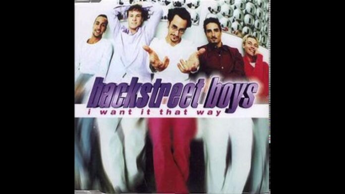 Bài hát I Want It That Way. Nguồn: Internet Bài hát I Want It That Way. Nguồn: Internet