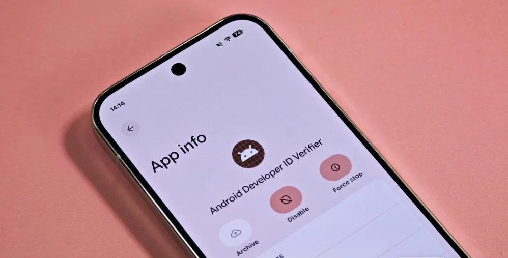 Ứng dụng Android Developer Verifier trên điện thoại Android (Ảnh: Internet)