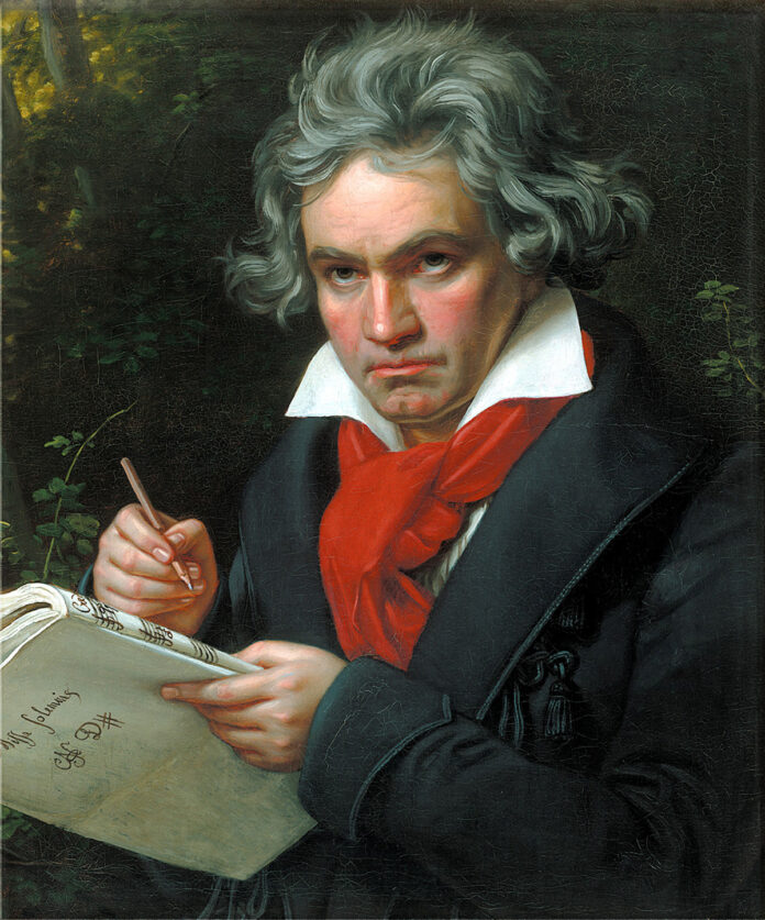 Nhà soạn nhạc Ludwig van Beethoven. Nguồn: Internet Nhà soạn nhạc Ludwig van Beethoven. Nguồn: Internet