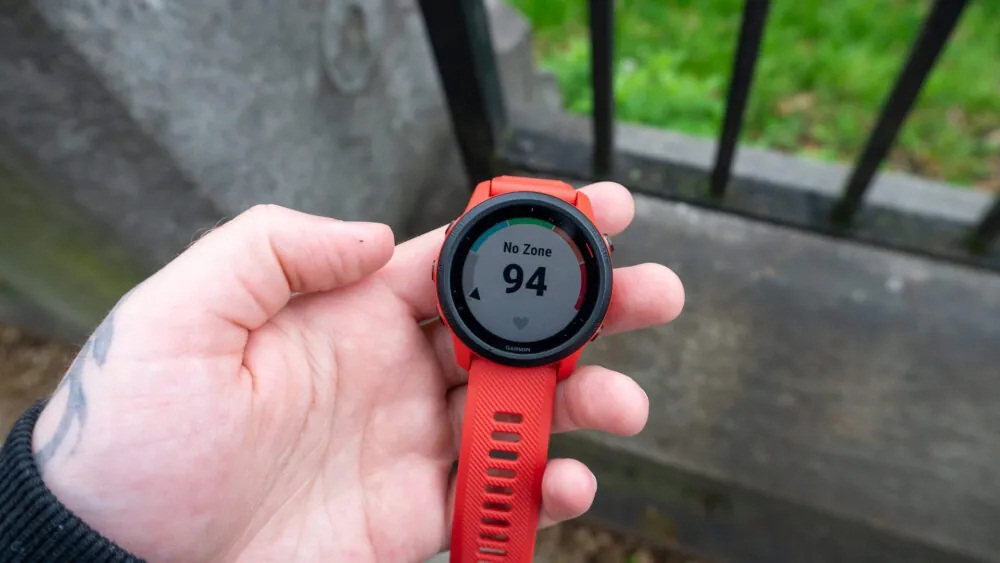 Tính năng đo nhịp tim của đồng hồ Garmin Forerunner 745 (Ảnh: Internet)