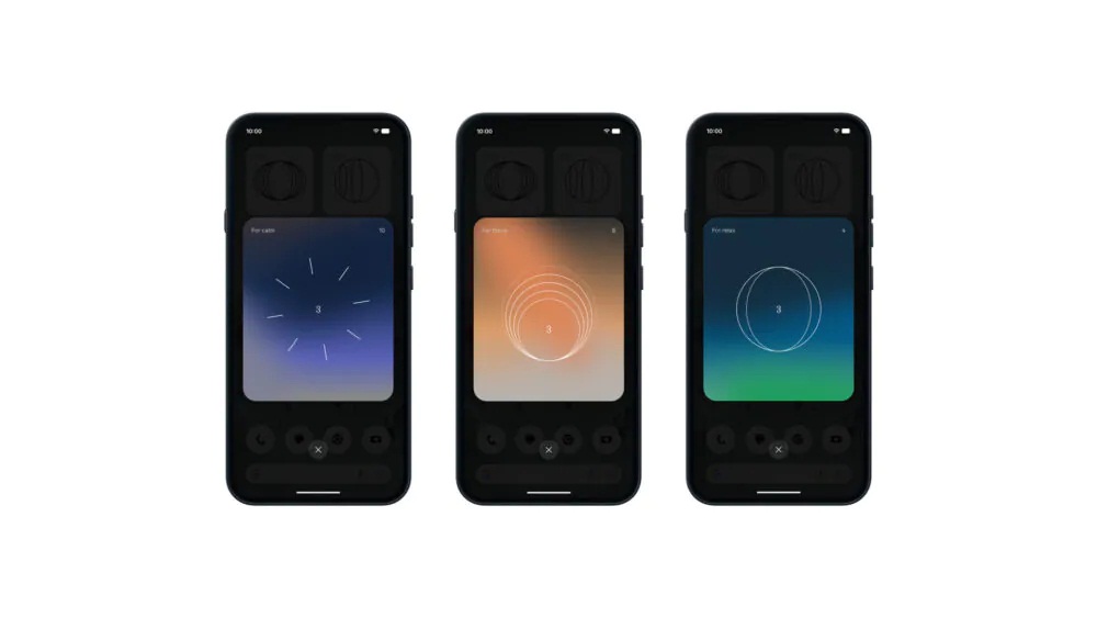 Tính năng tập thở của điện thoại Nothing Phone 4a (Ảnh: Internet)