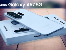 Tại sao Galaxy A57 là mẫu điện thoại Samsung đáng mua hiện nay hơn cả dòng Galaxy S26? Điện thoại Galaxy A57 của Samsung (Ảnh: Internet)
