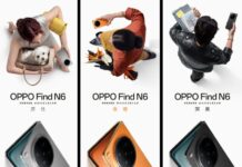 Điện thoại màn hình gập OPPO Find N6 sẽ ra mắt cùng với bút cảm ứng và đồng hồ thông minh OPPO Watch X3 Thông báo ra mắt điện thoại màn hình gập OPPO Find N6 với màu bạc, màu cam, màu đen (Ảnh: Internet)