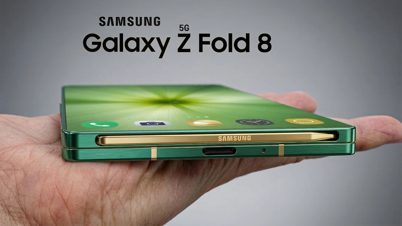 Hình ảnh dự đoán điện thoại màn hình gập Galaxy Z Fold 8 (Ảnh: Internet)