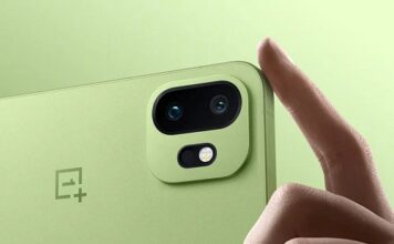 Mặt sau của điện thoại OnePlus 15T màu xanh lá cây (Ảnh: Internet)