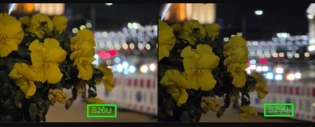 Hình dạng ánh sáng bokeh của Galaxy S26 Ultra so với Galaxy S25 Ultra (Ảnh: Internet)