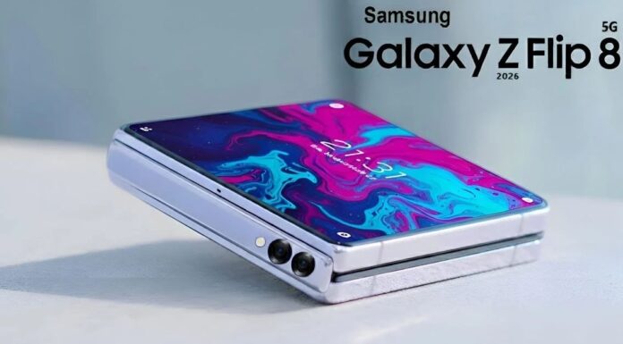 Hình ảnh dự đoán điện thoại màn hình gập Galaxy Z Flip 8 (Ảnh: Internet)