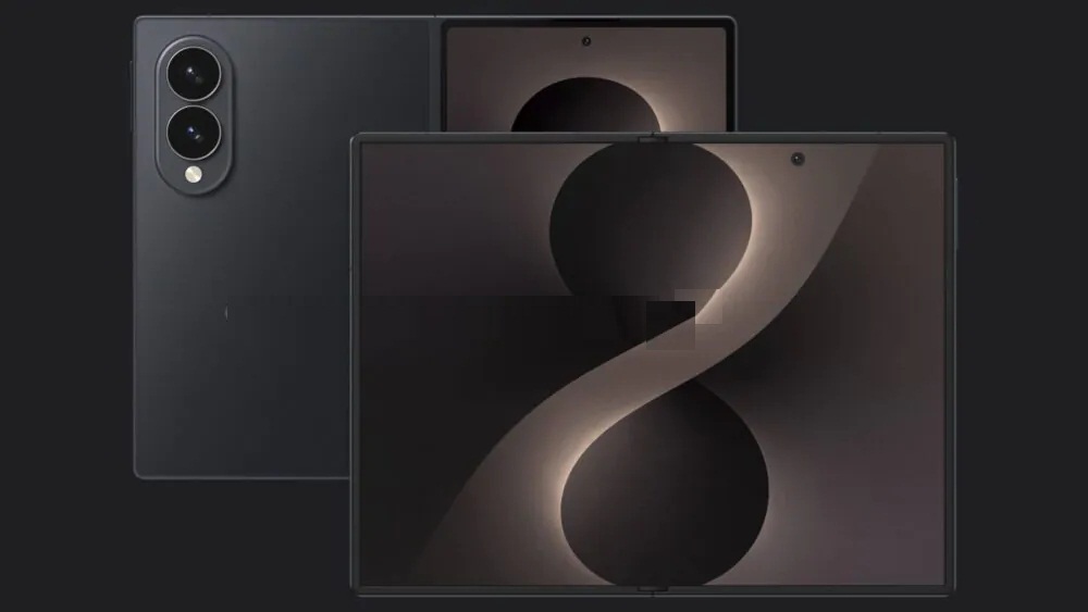 Hình ảnh render CAD của điện thoại Galaxy Z Fold 8 Wide (Ảnh: Internet)