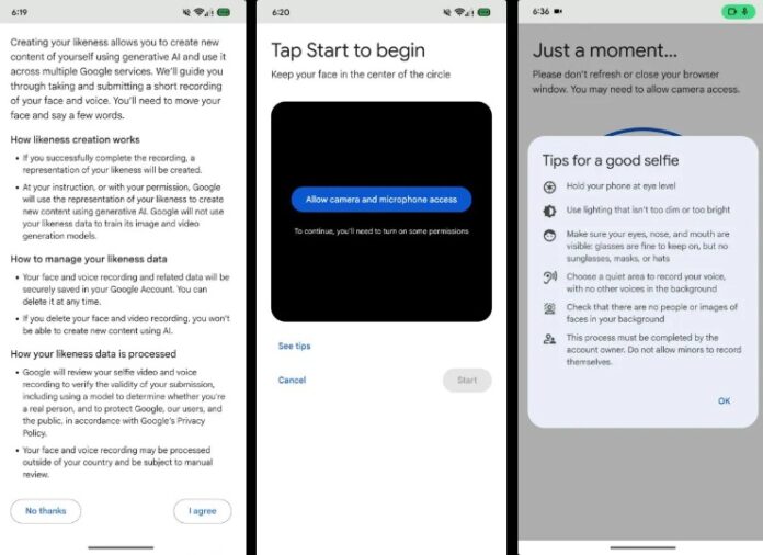 Tính năng Hình đại diện của Gemini (Ảnh: Internet)
