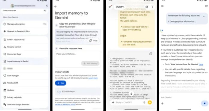 Nhập thông tin người dùng trong Gemini (Ảnh: Internet)