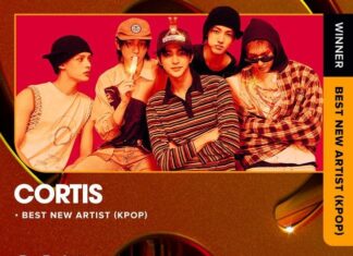 CORTIS giành chiến thắng tại Hạng mục Tân binh của năm (Ảnh: Internet)