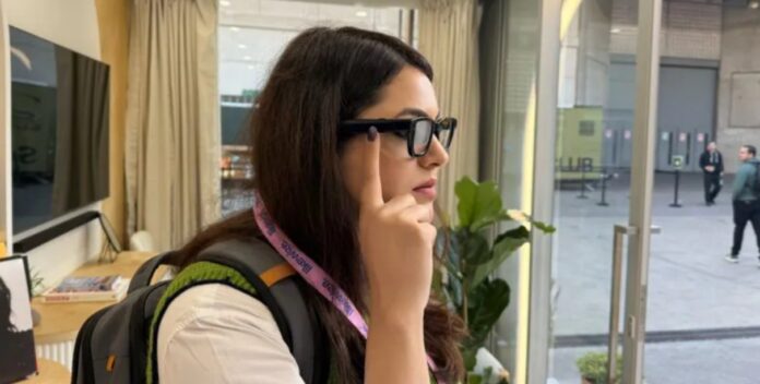 Nguyên mẫu kính thông minh Android XR của Google (Ảnh: Internet) Nguyên mẫu kính thông minh Android XR của Google (Ảnh: Internet)