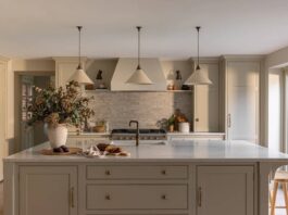 màu sơn nhà bếp Bảng màu ấm áp