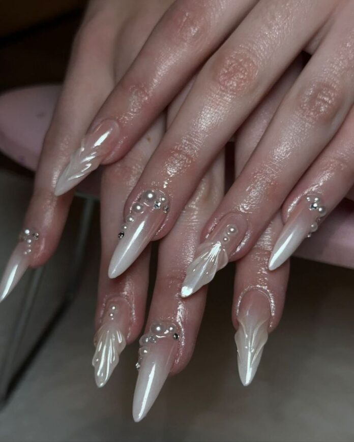 Tráng gương ngọc trai ombre