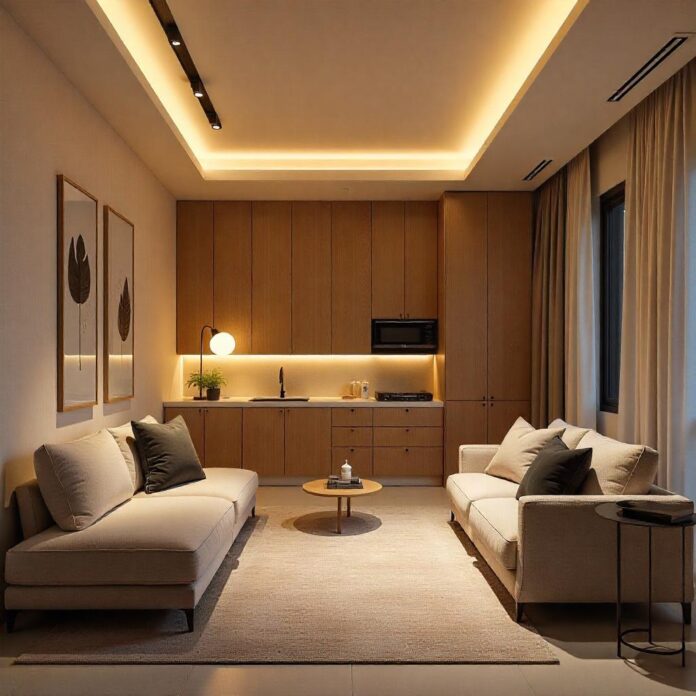 Những món đồ mềm mại như thảm trải sàn, gối tựa hay chăn mỏng có thể khiến không gian trở nên ấm cúng ngay lập tức