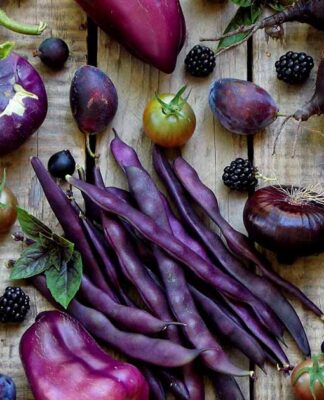 rau củ quả màu tím