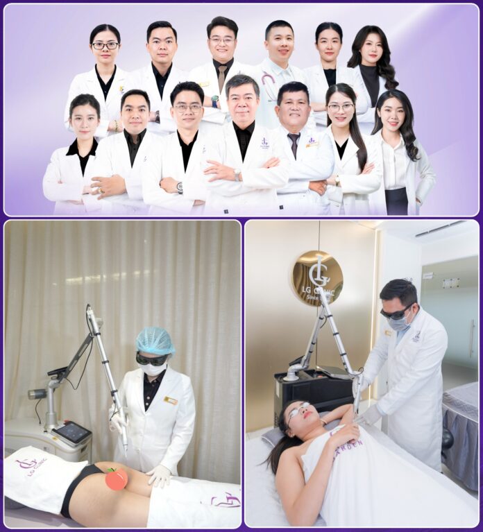 Liệu trình trị thâm body tại LG Clinic do bác sĩ trực tiếp thực hiện