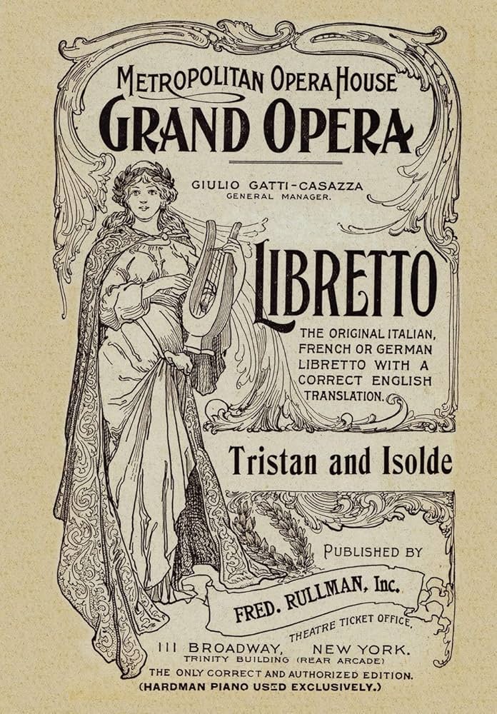 Tác phẩm Tristan và Isolde. Nguồn: Internet